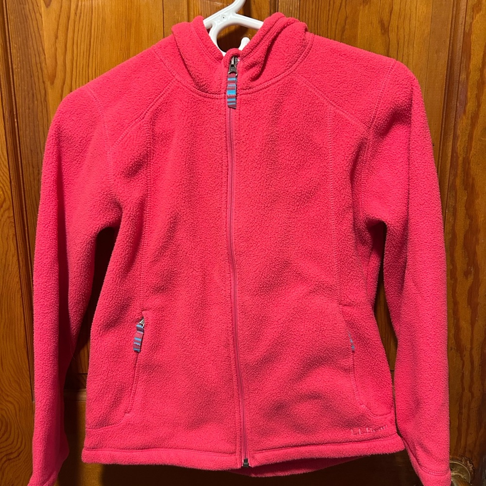 LL Bean Girls Fleece Jacket